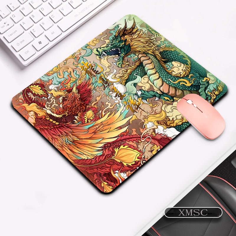 Mouse Pad Hand Rest Dragon Gamer Solid Color EVA Wristband Pc Gaming Computer Rubber Mat Desk Protector Deskmat Table Pads Mats