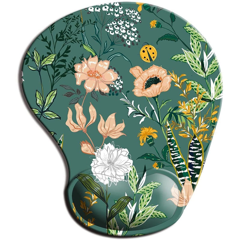 Ergonomische Maus Pad mit Handgelenk Rest Silikon Non-slip Deskpad Handgelenk Unterstützung Unter Hand Büro Computer Mousepad Schreibtisch Matte