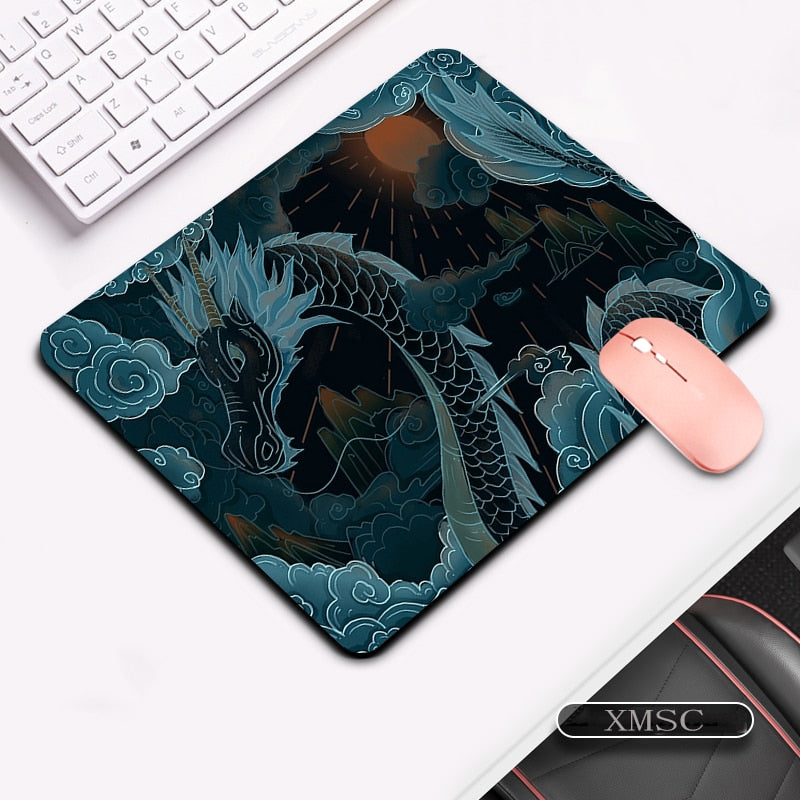 Mouse Pad Hand Rest Dragon Gamer Solid Color EVA Wristband Pc Gaming Computer Rubber Mat Desk Protector Deskmat Table Pads Mats
