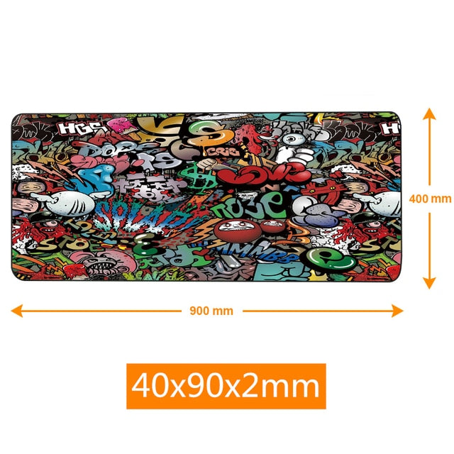 Gaming Mouse Pad Large Mouse Pad Gamer Computer Mousepad 900x400 Big Mouse Mat World Map XXL Mause Pad Laptop Keyboard Desk Mat