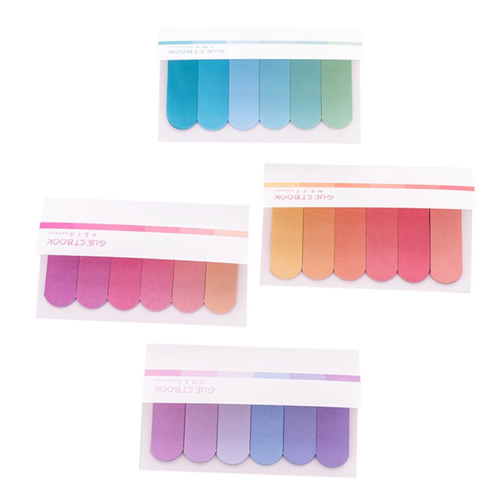 120 Pages Multicolor Memo Pad Index Notes Handbook Bookmark Label Planner Stickers Notepads Office School Supplies