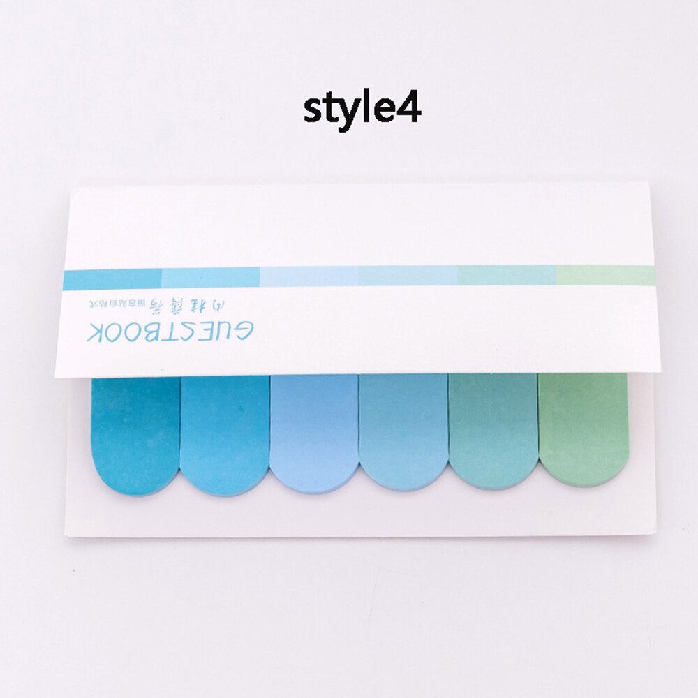 120 Pages Multicolor Memo Pad Index Notes Handbook Bookmark Label Planner Stickers Notepads Office School Supplies