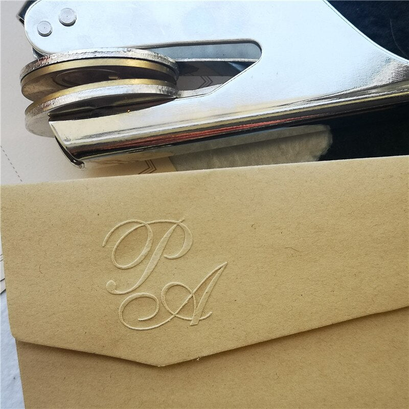 LOGO Design Custom Embossing Seals /Logo Design Notary Embossing Seals Custom embosser Stamp Diameter less than 40mm both can do