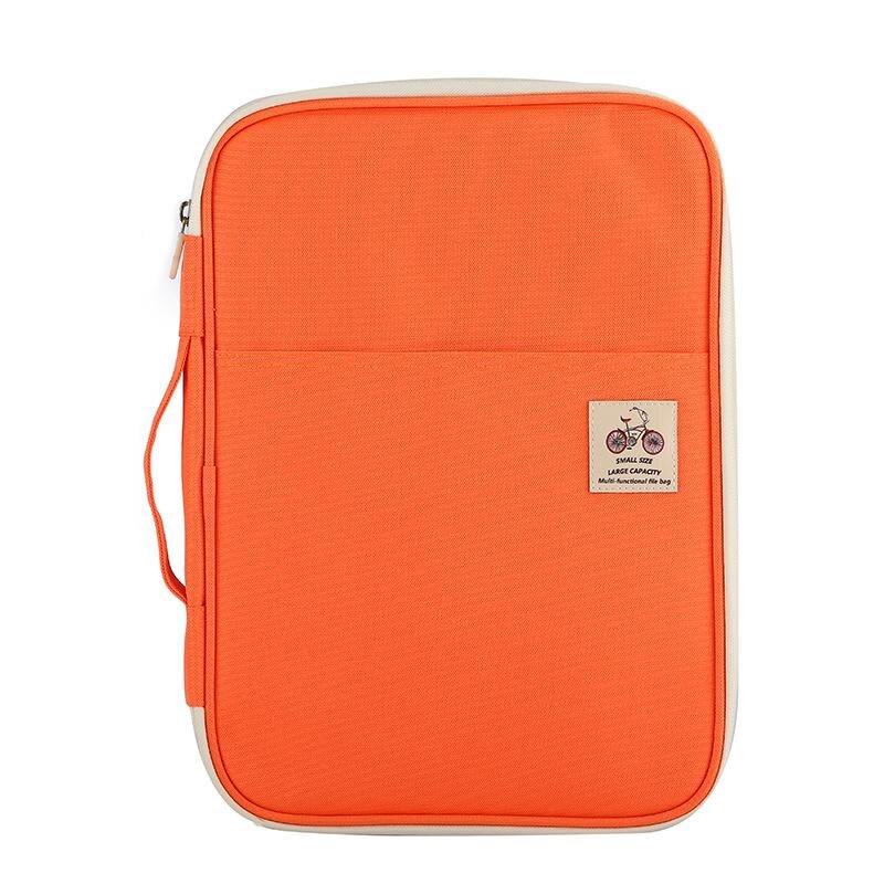 Jonvon Satone Multi Function A4 File Bag Portable Zipper Desk Accessories Office Supplies Organizador Escritorio Desk Organizer