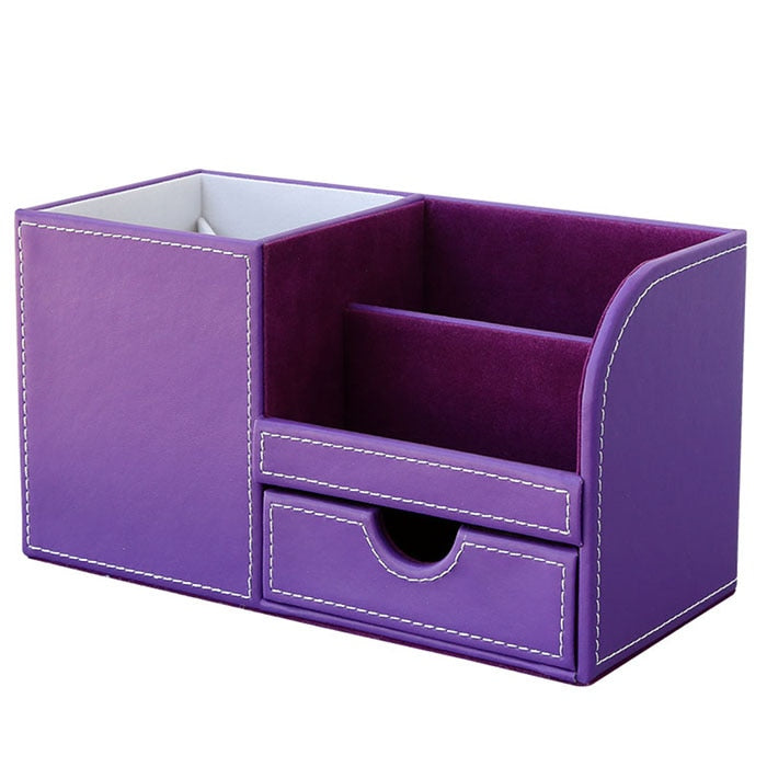 Multi-Functional Desk Organizer Stationery Holder Pencil Stand Pen Holder Organizer for Office Accessories Supplies Storage Box