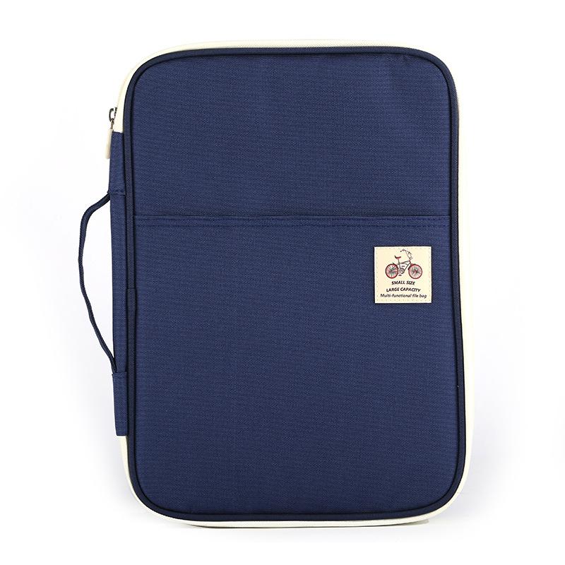 Jonvon Satone Multi Function A4 File Bag Portable Zipper Desk Accessories Office Supplies Organizador Escritorio Desk Organizer