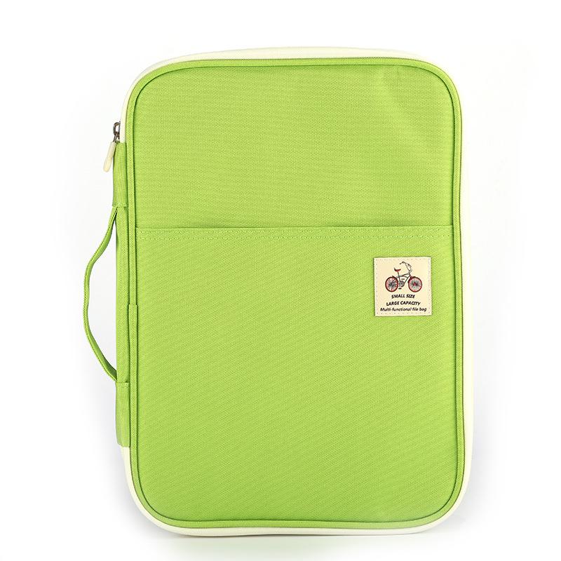 Jonvon Satone Multi Function A4 File Bag Portable Zipper Desk Accessories Office Supplies Organizador Escritorio Desk Organizer