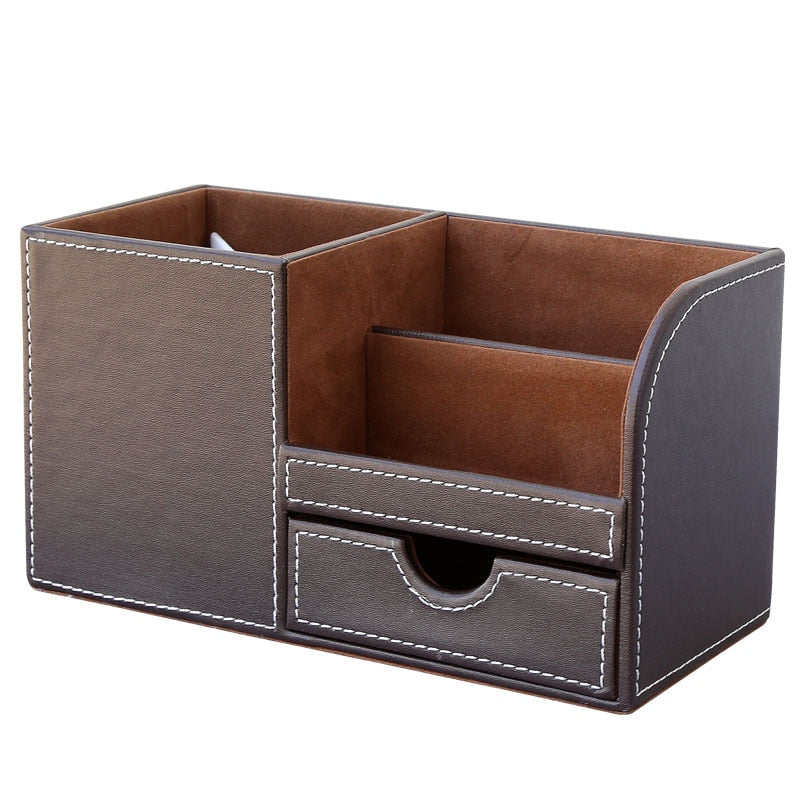 Multi-Functional Desk Organizer Stationery Holder Pencil Stand Pen Holder Organizer for Office Accessories Supplies Storage Box