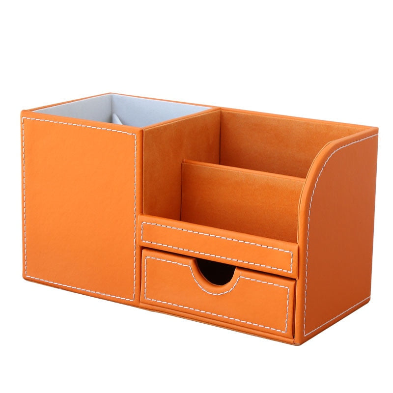 Multi-Functional Desk Organizer Stationery Holder Pencil Stand Pen Holder Organizer for Office Accessories Supplies Storage Box