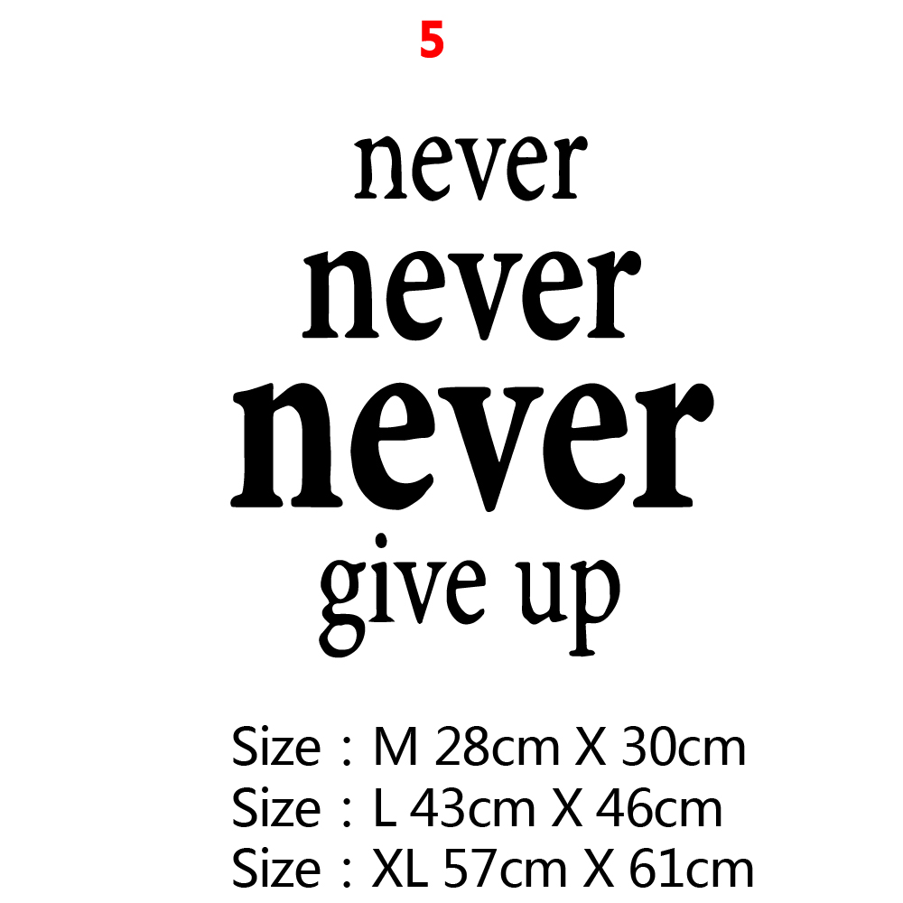 Motivational Large Office Quotes Phrase Vinyl Wall Sticker Decals For Living Room Bedroom Classroom Office Wallpaper Decoration