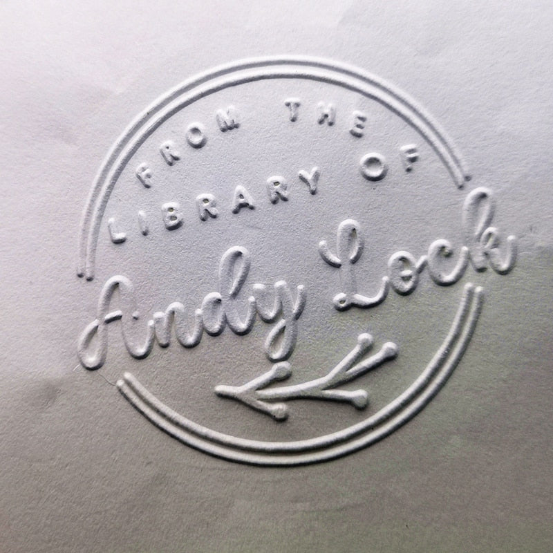 LOGO Design Custom Embossing Seals /Logo Design Notary Embossing Seals Wedding Custom Stamp Diameter less than 40mm both can do