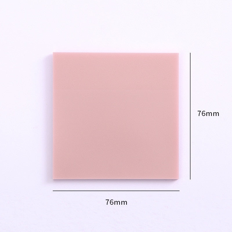 50sheets Transparent Posted it Sticky Note Pads Notepads Posits Papeleria Journal School Stationery Office Supplies