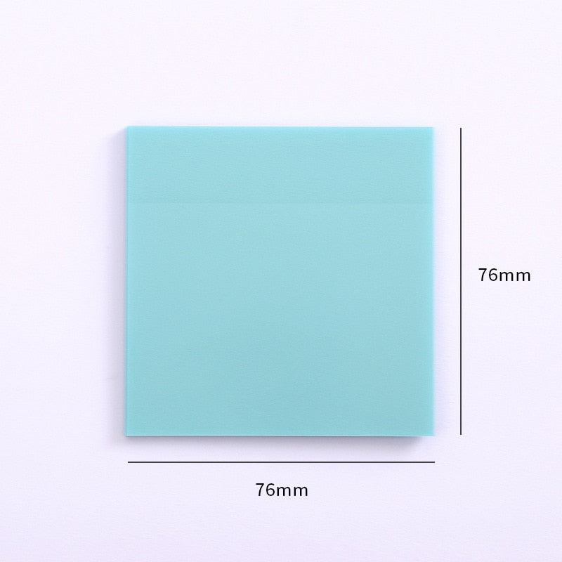 50sheets Transparent Posted it Sticky Note Pads Notepads Posits Papeleria Journal School Stationery Office Supplies