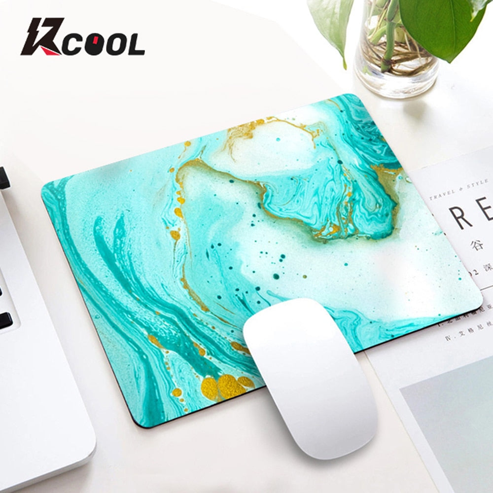 Marmor Nordic Stil Kleine Maus Pad Computer Laptop Mousepad Rechteck Nicht-slip Gummi Basis Deskpad Tisch Matte Schreibtisch Zubehör