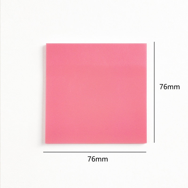 50sheets Transparent Posted it Sticky Note Pads Notepads Posits Papeleria Journal School Stationery Office Supplies