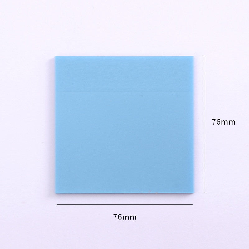 50sheets Transparent Posted it Sticky Note Pads Notepads Posits Papeleria Journal School Stationery Office Supplies