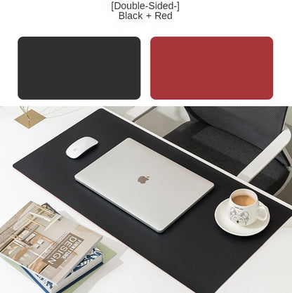 Double-side Portable Large Mouse Pad Gamer Waterproof PU Leather Suede Desk Mat Computer Mousepad Keyboard Table Cover