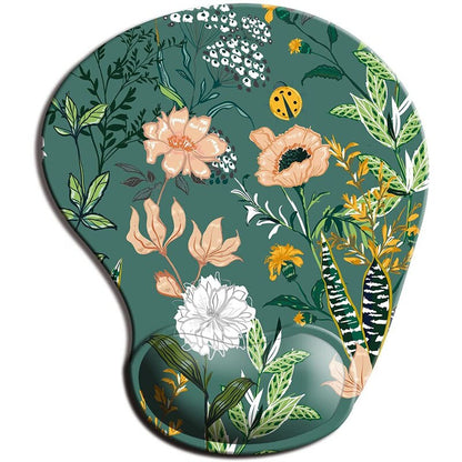 Ergonomische Maus Pad mit Handgelenk Rest Silikon Non-slip Deskpad Handgelenk Unterstützung Unter Hand Büro Computer Mousepad Schreibtisch Matte
