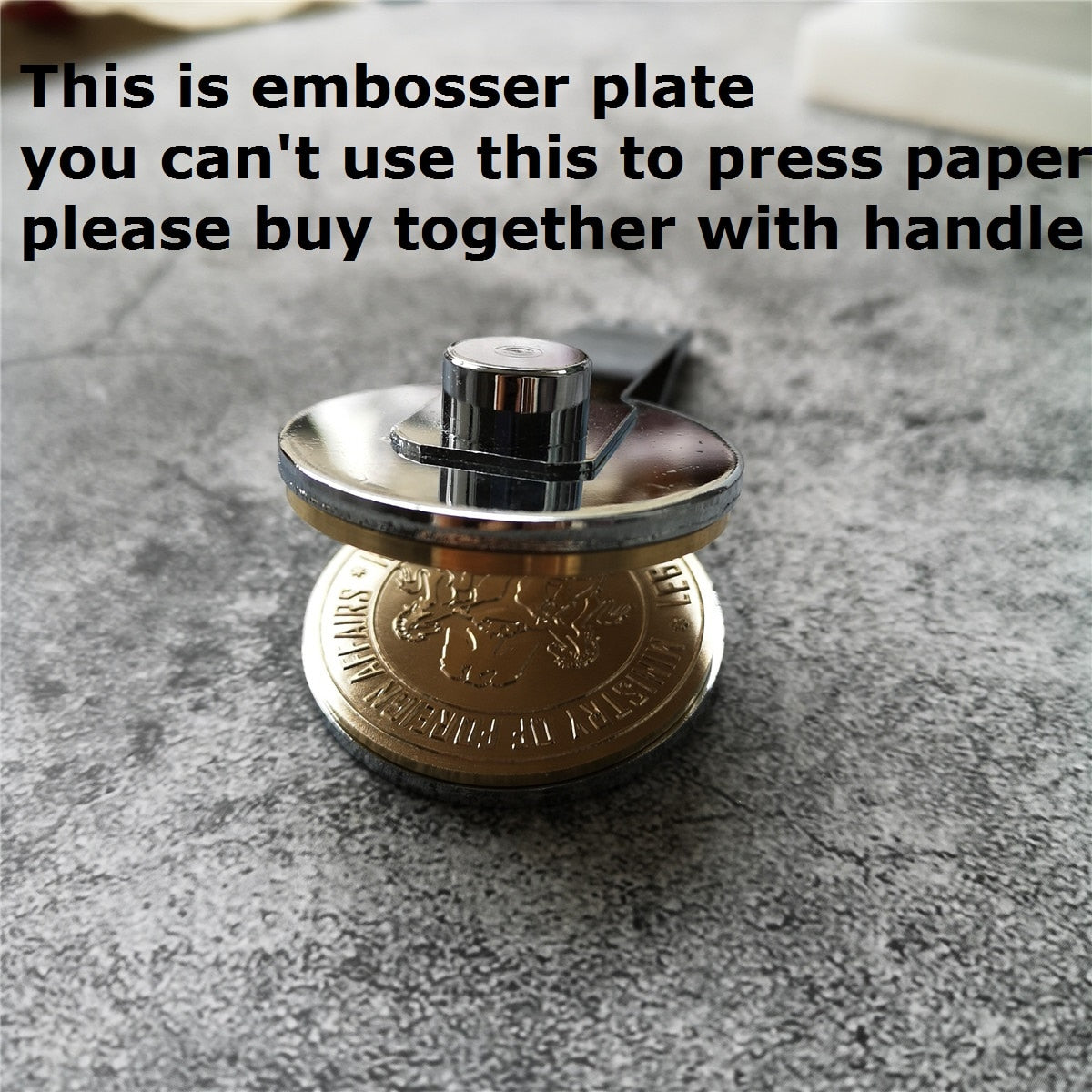 LOGO Design Custom Embossing Seals /Logo Design Notary Embossing Seals Custom Stamp Diameter less than 40mm both can do