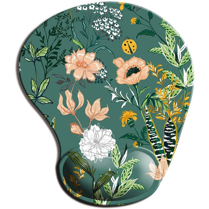 Ergonomische Maus Pad mit Handgelenk Rest Silikon Non-slip Deskpad Handgelenk Unterstützung Unter Hand Büro Computer Mousepad Schreibtisch Matte