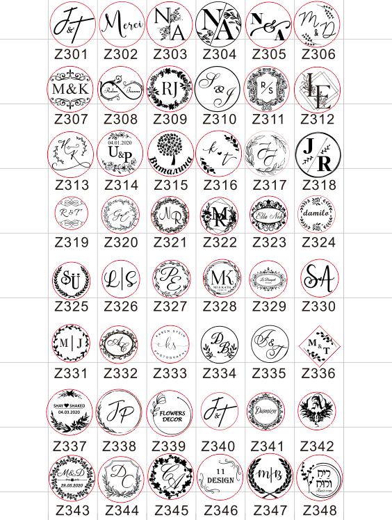 Custom Wedding TWO Initials emboss stamp LOGO Design Personalize Embossing Seals Logo Design Notary Embossing Seals Custom Stamp