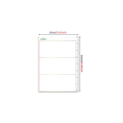 Magnetic Dry Erase Monthly Calendar Set-Magnetic White Board Weekly Planner & Grocery List Organizer for Kitchen Refrigerator