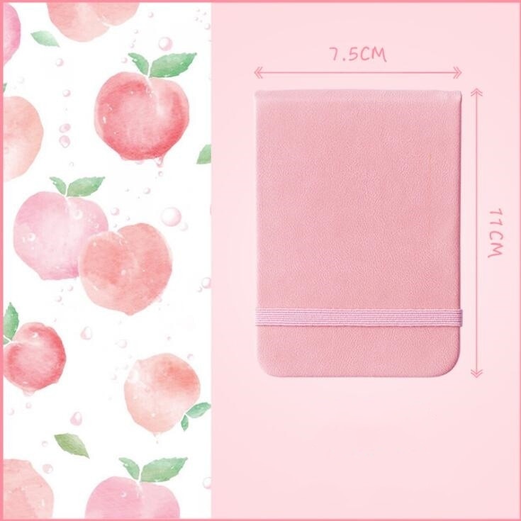 96 Sheets A7 Mini Pocket Fruit Color Notebook Journals Monthly Weekly Daily Planner Study Work To Do Memo Pads Agenda Stationery