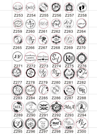 Custom Wedding TWO Initials emboss stamp LOGO Design Personalize Embossing Seals Logo Design Notary Embossing Seals Custom Stamp