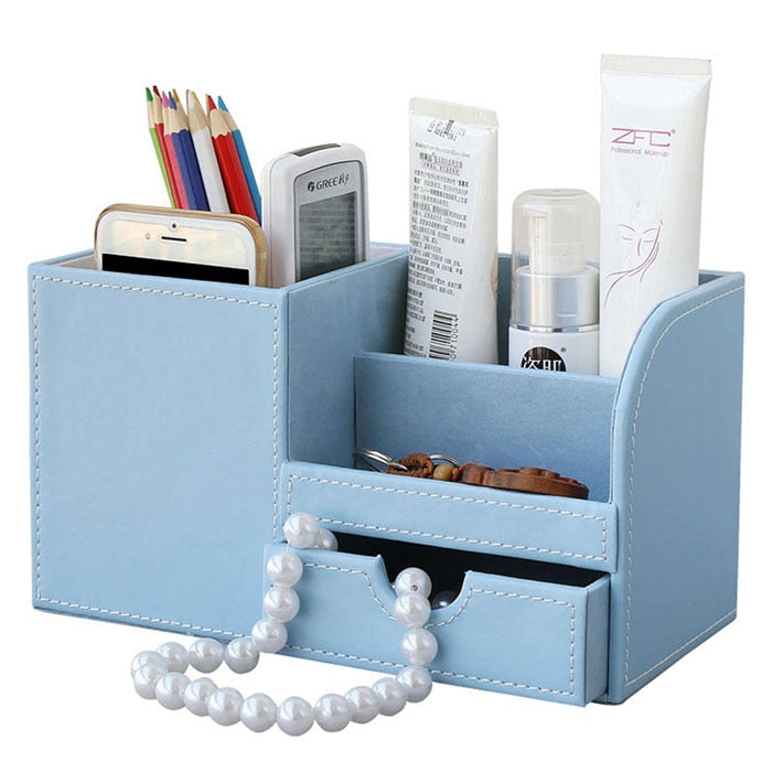 Multi-Functional Desk Organizer Stationery Holder Pencil Stand Pen Holder Organizer for Office Accessories Supplies Storage Box