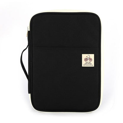 Jonvon Satone Multi Function A4 File Bag Portable Zipper Desk Accessories Office Supplies Organizador Escritorio Desk Organizer