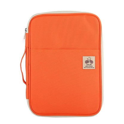 Jonvon Satone Multi Function A4 File Bag Portable Zipper Desk Accessories Office Supplies Organizador Escritorio Desk Organizer