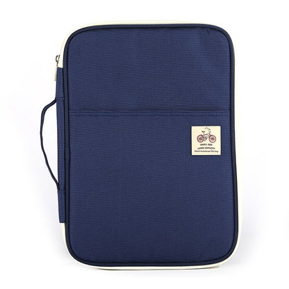 Jonvon Satone Multi Function A4 File Bag Portable Zipper Desk Accessories Office Supplies Organizador Escritorio Desk Organizer