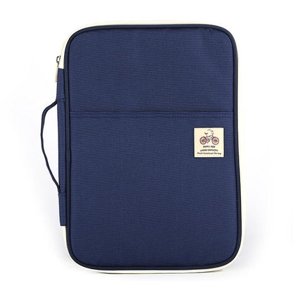 Jonvon Satone Multi Function A4 File Bag Portable Zipper Desk Accessories Office Supplies Organizador Escritorio Desk Organizer