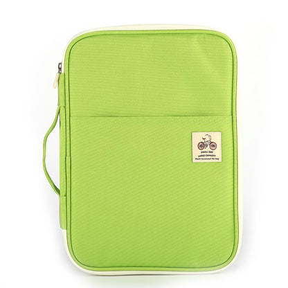 Jonvon Satone Multi Function A4 File Bag Portable Zipper Desk Accessories Office Supplies Organizador Escritorio Desk Organizer
