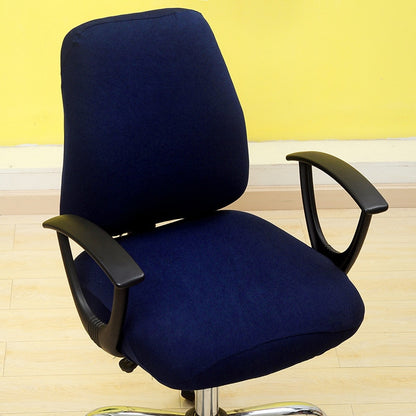 Office Stretch Chair Covers Anti-dirty Rotating Computer Seat Chair Cover Removable Slipcovers For Office Seat Chairs 2pcs/set