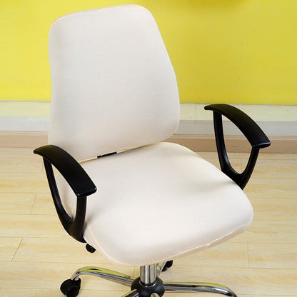 Office Stretch Chair Covers Anti-dirty Rotating Computer Seat Chair Cover Removable Slipcovers For Office Seat Chairs 2pcs/set
