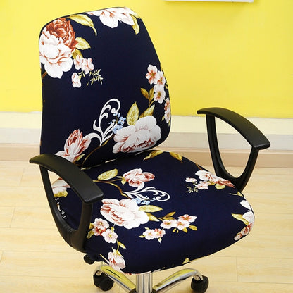 Office Stretch Chair Covers Anti-dirty Rotating Computer Seat Chair Cover Removable Slipcovers For Office Seat Chairs 2pcs/set