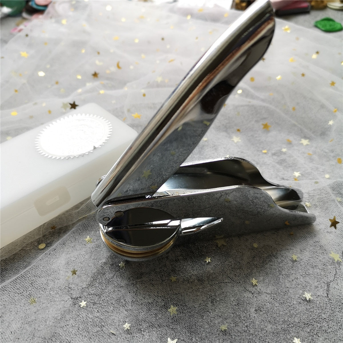 Custom Wedding TWO Initials emboss stamp LOGO Design Personalize Embossing Seals Logo Design Notary Embossing Seals Custom Stamp