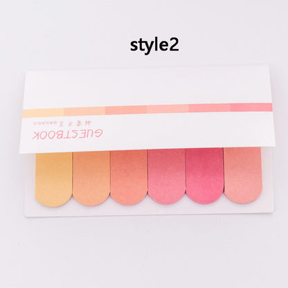 120 Pages Multicolor Memo Pad Index Notes Handbook Bookmark Label Planner Stickers Notepads Office School Supplies