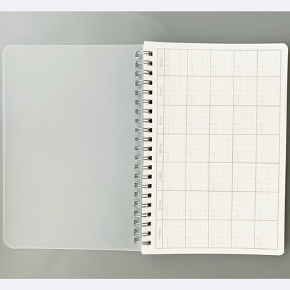 Creative Notebooks Agendas Diary Weekly Monthly Planner For Students Spiral Organizer Book Kraft Schedule Paper Office Supplies