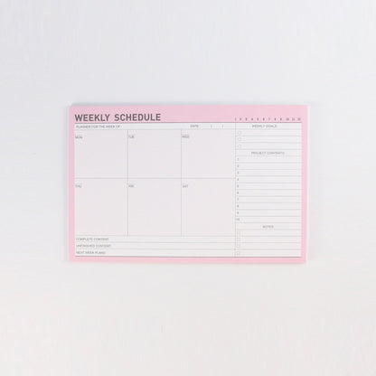 Domikee new cute student desk 2021 year time organizer pad stationery,candy monthly weekly daily planner list memo pad/note pad