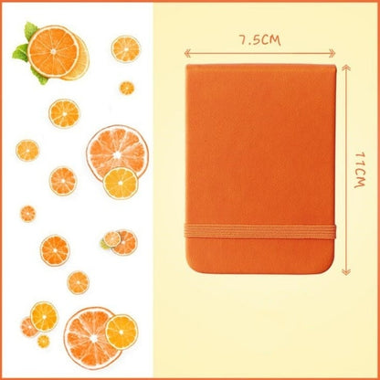 96 Sheets A7 Mini Pocket Fruit Color Notebook Journals Monthly Weekly Daily Planner Study Work To Do Memo Pads Agenda Stationery
