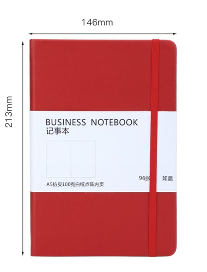 A5 Dotted Dotted-journal Notebook Diary Ivory White 100 GSM Paper Planner Office School Supplies Sketchbook Stationery