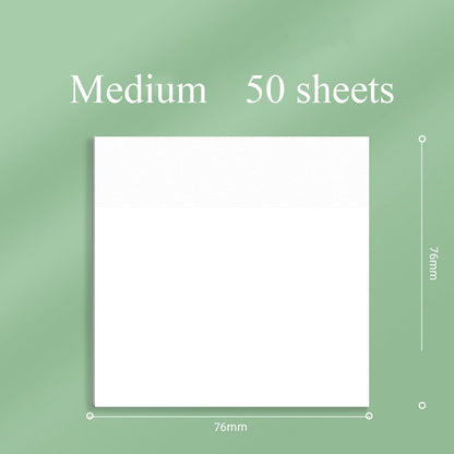 50sheets Transparent Posted it Sticky Note Pads Notepads Posits Papeleria Journal  School Stationery Office Supplies