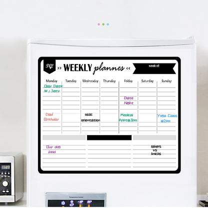 Magnetic Whiteboard Weekly Monthly Planner Calendar Sadhu Board for Note  Fridge Stickers Erasable Dry Erase Blackboard for Wall