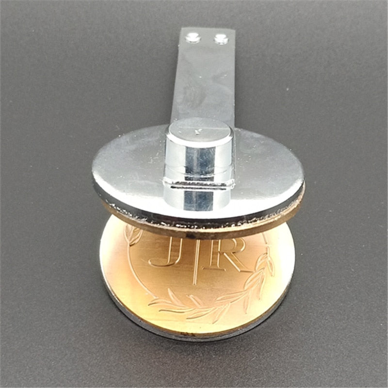 Custom LOGO / double letter /Wedding Design Notary Embossing Seals Custom Stamp Diameter less than 40mm both can do/your design