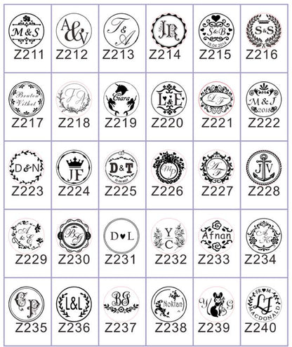 Custom LOGO for embosser stamp / double letter /Wedding Design Notary Embossing Seals Custom Stamp Diameter /custom your design