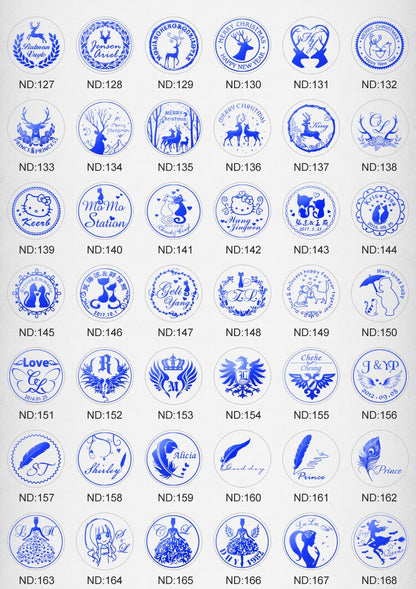 Custom LOGO / double letter /Wedding Design Notary Embossing Seals Custom Stamp Diameter less than 40mm both can do/your design