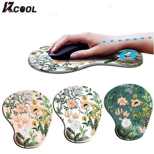 Ergonomische Maus Pad mit Handgelenk Rest Silikon Non-slip Deskpad Handgelenk Unterstützung Unter Hand Büro Computer Mousepad Schreibtisch Matte
