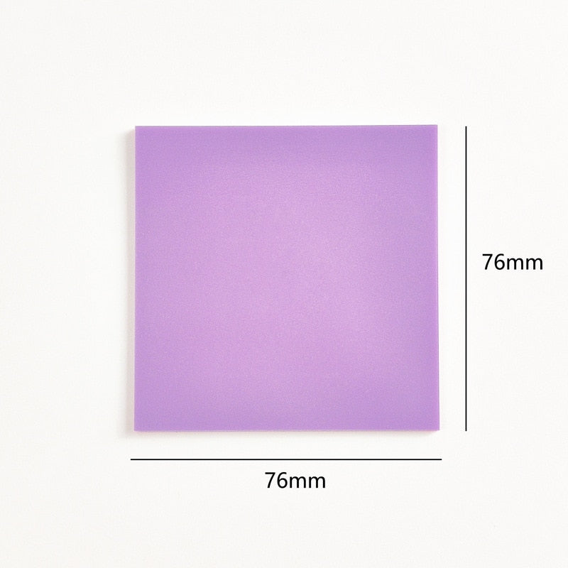 50sheets Transparent Posted it Sticky Note Pads Notepads Posits Papeleria Journal  School Stationery Office Supplies